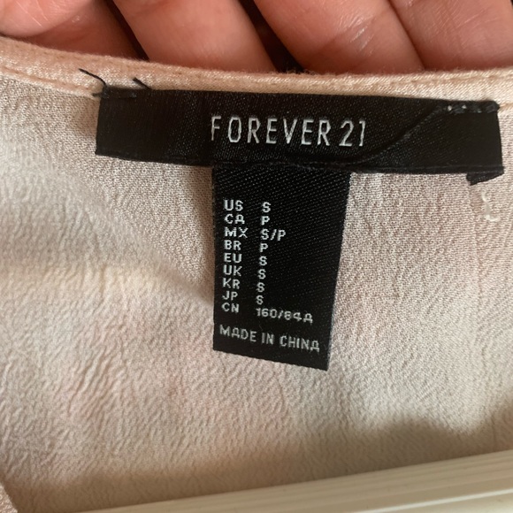 Forever 21 Light Pink Boho Mini Dress - Picture 4 of 4